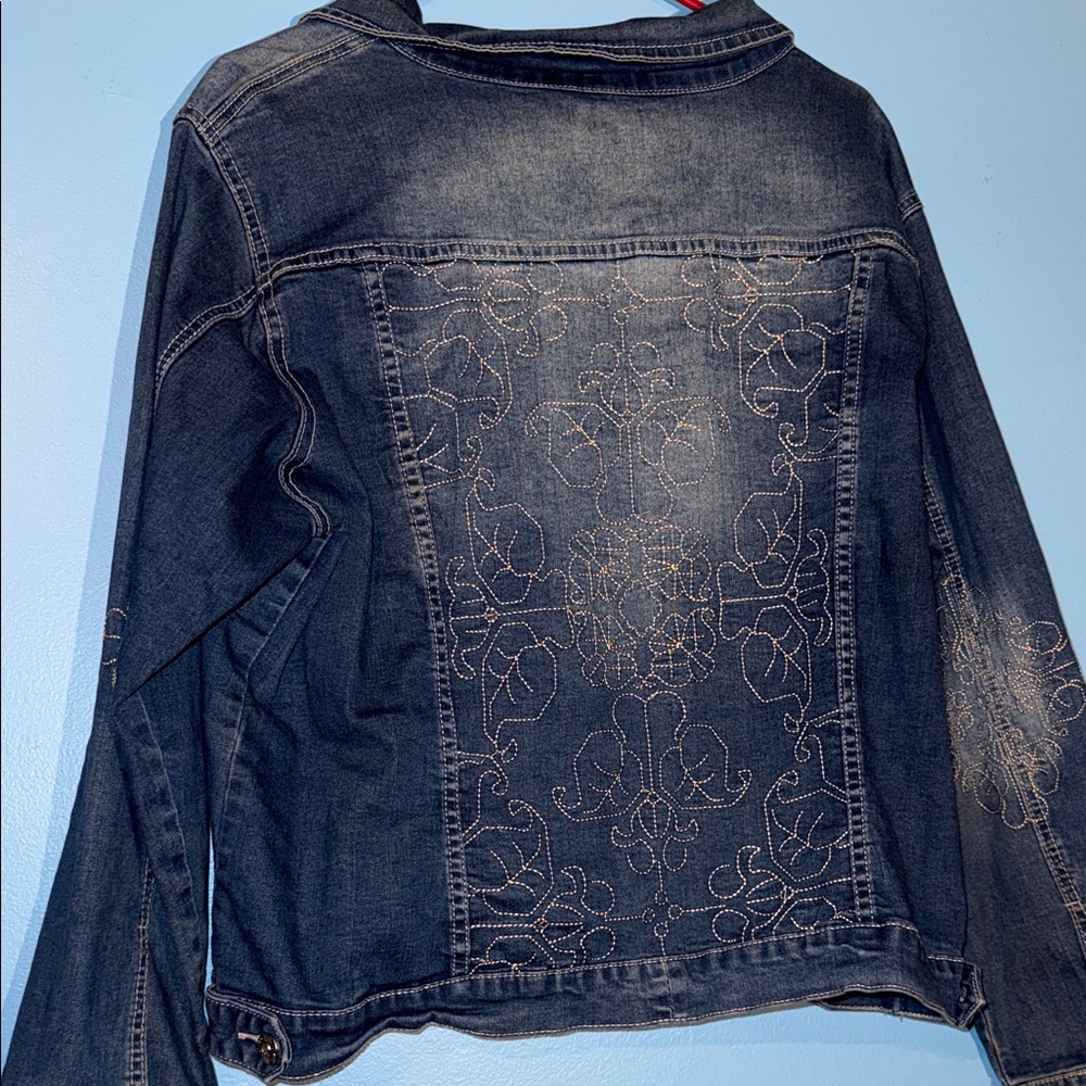 Beautiful Embroidered Denim Jacket